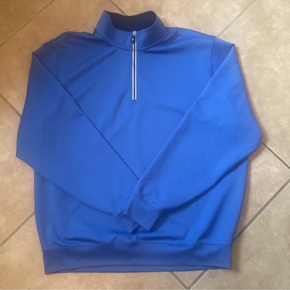 Fairway & Greene Blue Zip Up Sweater